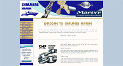 Desktop Screenshot of chalmersmarine.co.nz